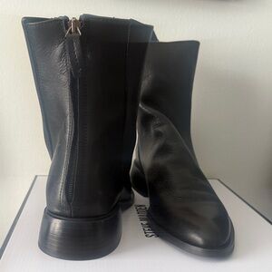 Steve Madden Black Ankle Booties